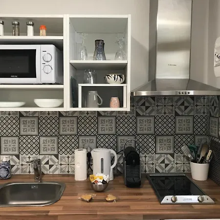 Studette De 17m2 Avec Parking Prive Gratuit Climatisation Et Petite Cuisine Gasthuis 4*